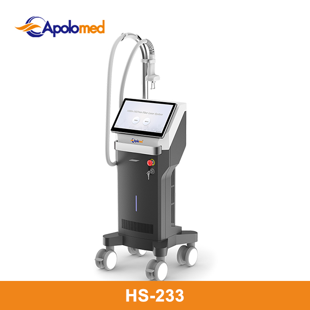 Laser de fibra fracionária 1550nm + 1927nm Máquina de laser de fibra de onda dupla